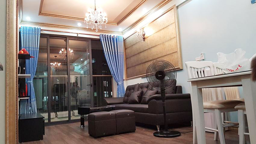 Fully furnished apartment with 2 bedrooms in high floor, Green Stars 