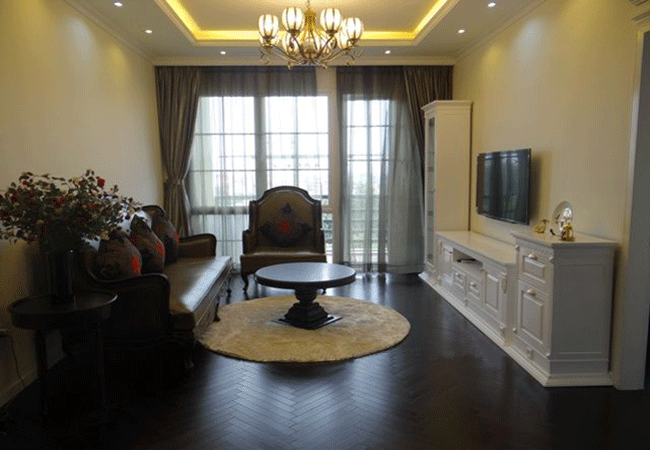 Nice apartment with big balcony for rent in Le Thanh Tong street