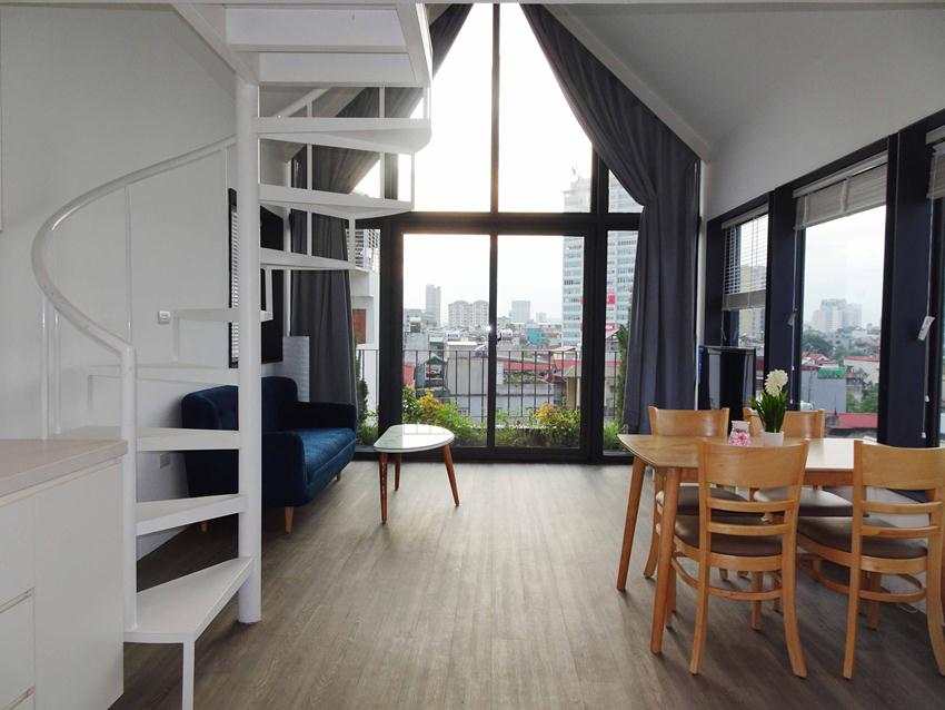 Beautiful duplex rooftop apartment in Hoang Hoa Tham 