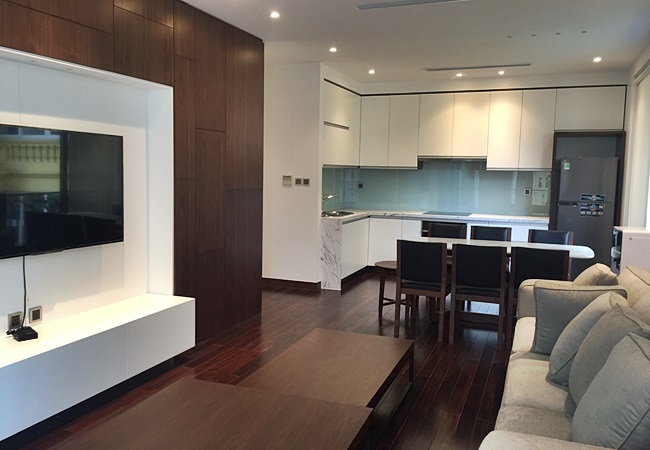 Brand new serviced apartment in Nghi Tam village for rent 