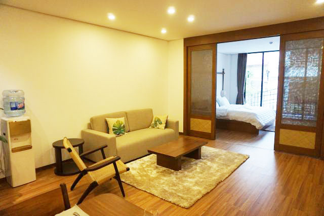 Brand new serviced apartment in Truong Han Sieu for rent 