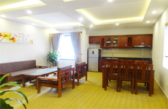 Căn hộ dịch vụ mới 2 phòng ngủ cho thuê thuê ở phố Hoàng Ngân quận Cầu Giấy