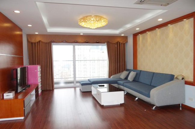 Cho thuê căn hộ 4 phòng ngủ đầy đủ đồ ở Golden palace, Mễ Trì, quận Nam Từ Liêm