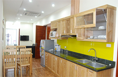 cho thuê căn hộ dịch vụ 2pn, đầy đủ nội thất mới ở phố Lê Duẩn