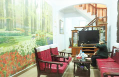 Cozy house for rent in Ngoc Ha area, close to the lake 
