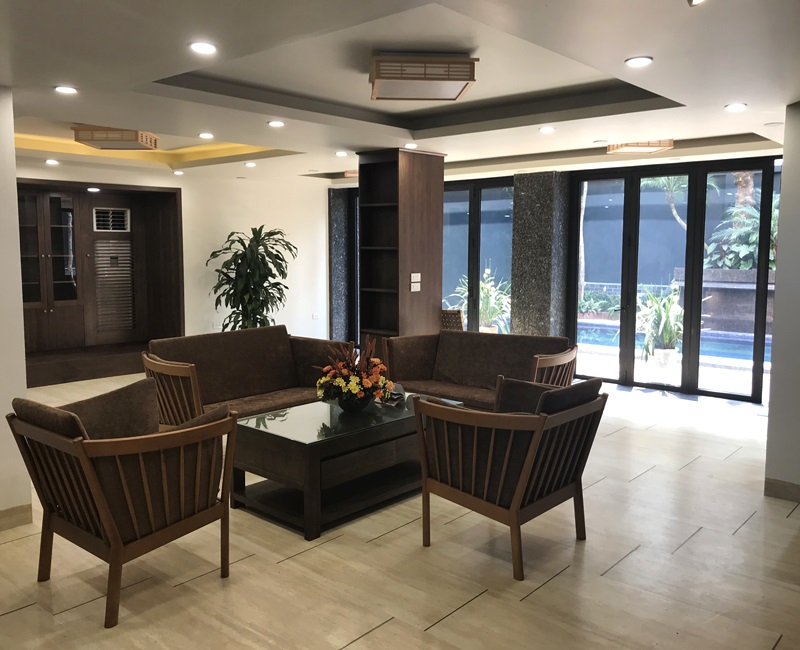 Duplex serviced apartment with private swimming pool for rent, Xuan Dieu 