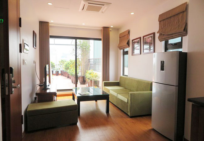 Highest floor apartment with large terrace, Linh Lang street 