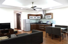 Lake view apartment in To Ngoc Van street, Tay Ho