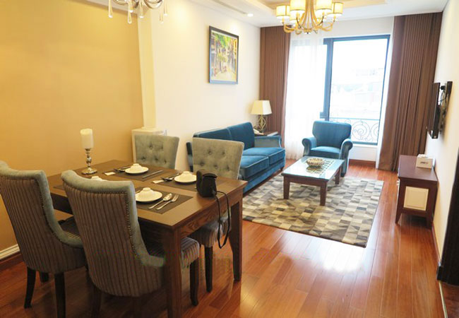 Luxurious serviced apartment in Trieu Viet Vuong for rent