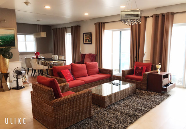 Nice furnished apartment for rent in Golden Westlake Hanoi