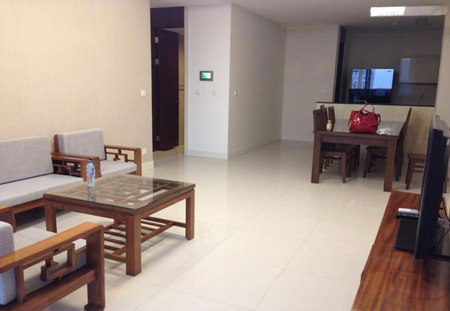 Partially furnished apartment for rent in Keangnam Landmark