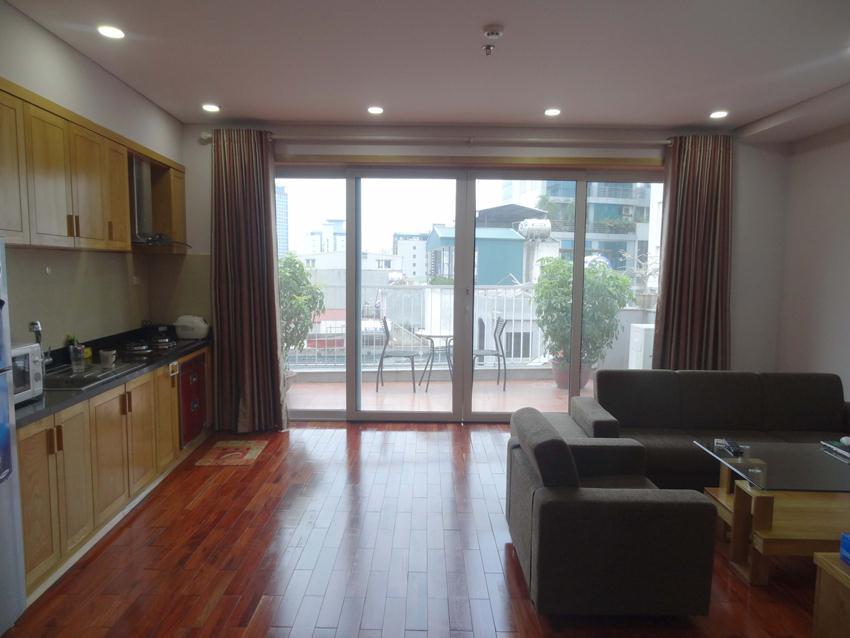 Serviced apartment with big balcony in Kim Ma 