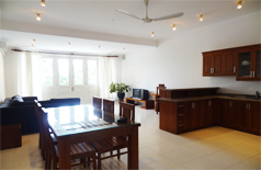 Spacious apartment with balcony for rent in Truc Bach,lake view