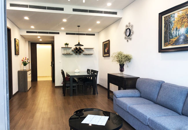 Two bedroom apartment for rent in Sun Ancora Luong Yen