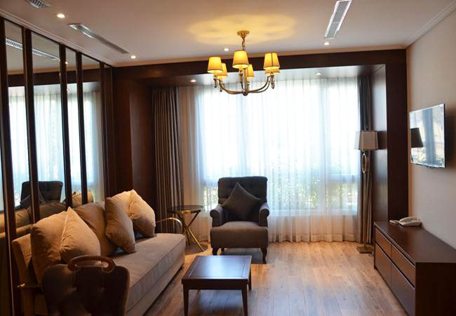 Two bedroom apartment in Hang Chuoi for rent 
